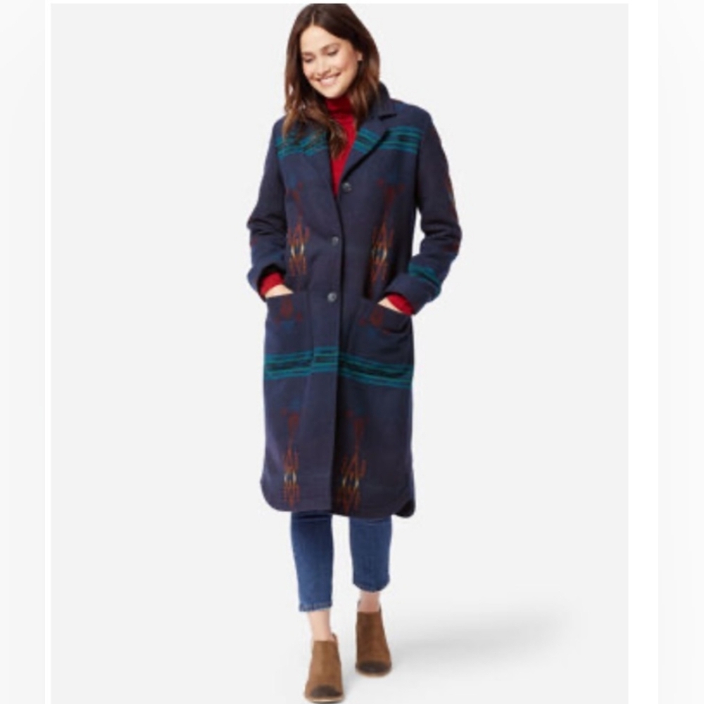 ISO* PENDLETON SADDLE MOUNTAIN BLANKET COAT